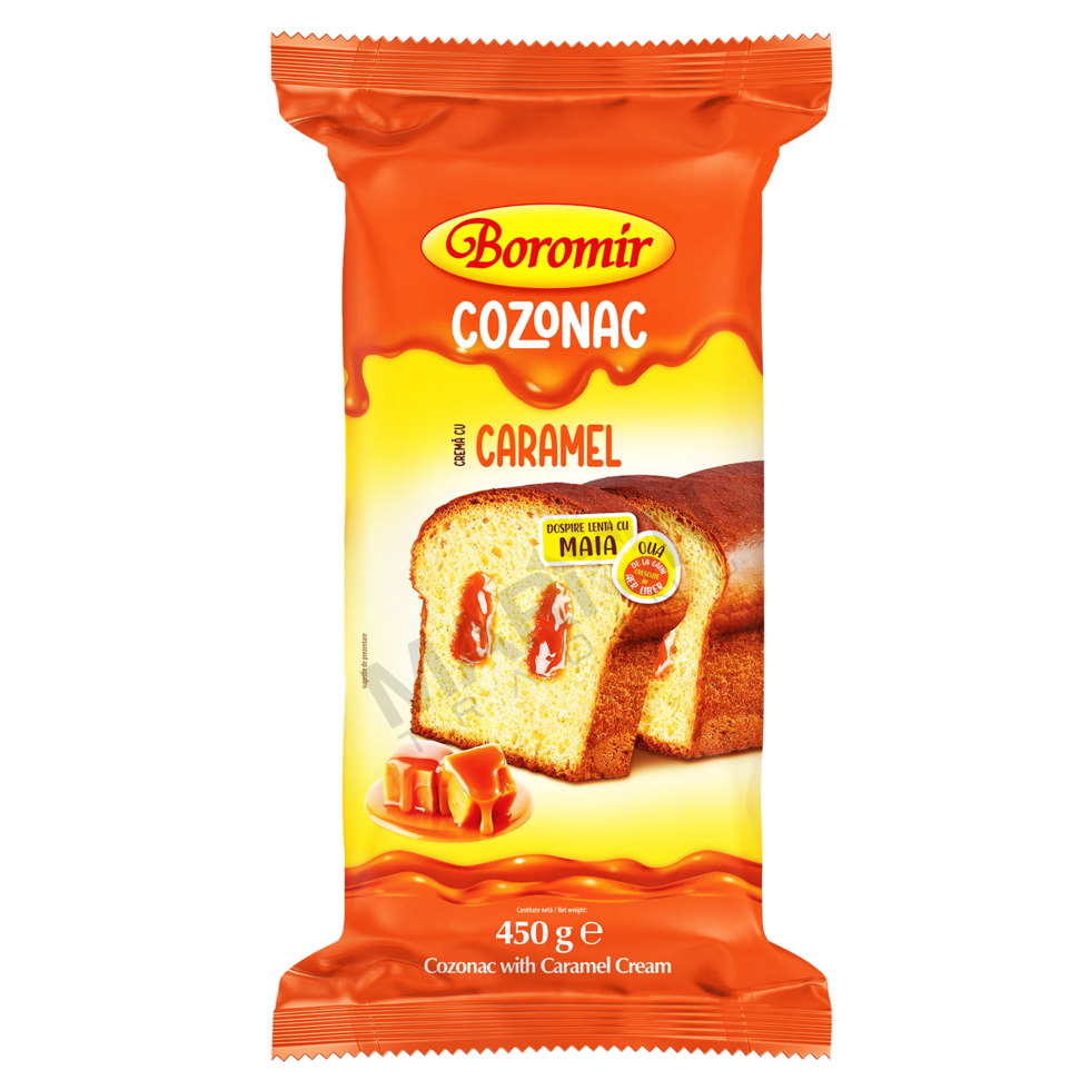 Boromir Cozonac Caramel 9pcs x 450gr