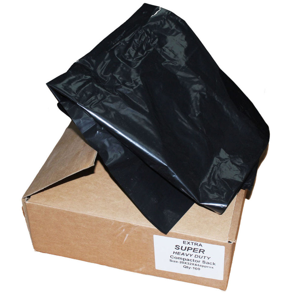Snowflake 100 Extra Heavy Duty Black Bin Bags Box Price