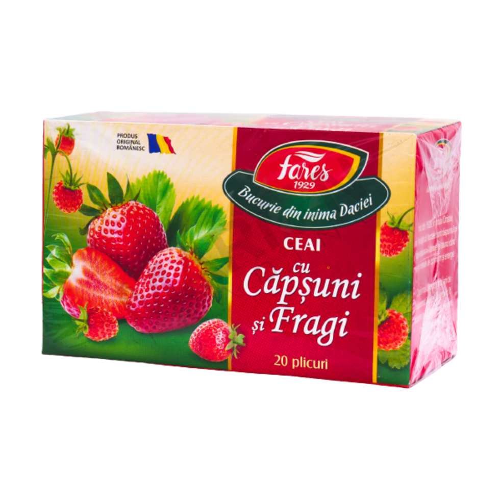 Fares Ceai Capsuni si Fragi 30pcs x 20