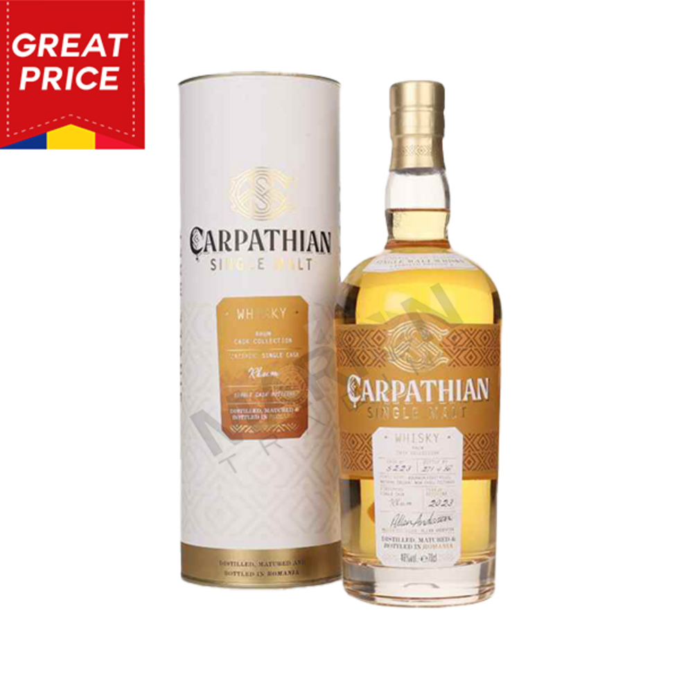 Promo Carpathian Whisky 46% Rhum Flavour 700ml