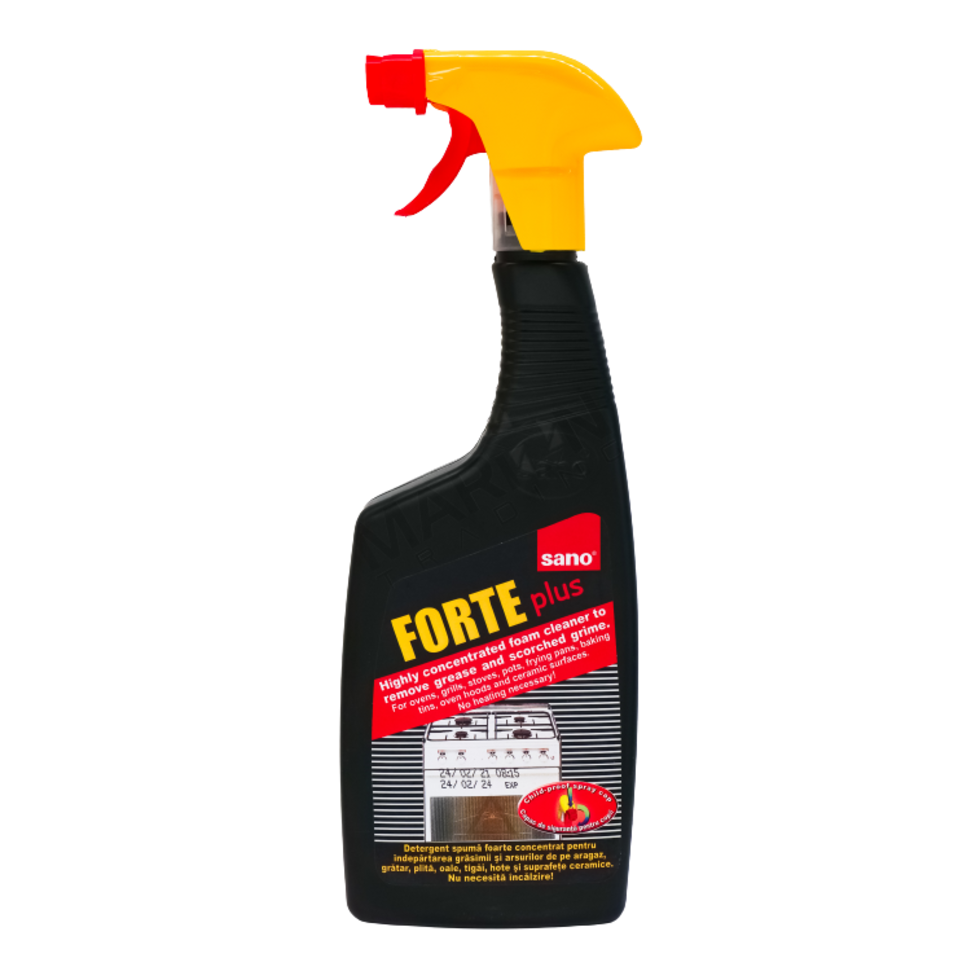 Sano Detergent Degresant Forte Plus Cu Pulverizator 12pcsx0.75L